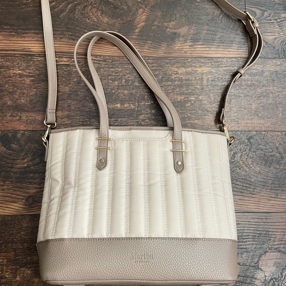 Martha Stewart Shoulder asking Bag Purse Cream Wallet - Picture 6 of 6